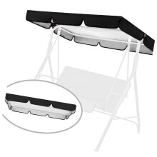 Swing Canopy Replacement Cover Waterproof 2-3 Seat