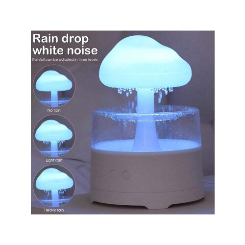 Υγραντήρας Rain Cloud με Αρωματοθεραπεία και Λάμπα 7 Χρωμάτων 1 τεμ.