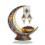 Crescent Moon Table Ornament Stained Glass Style Ramadan 2