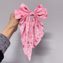 Haarschleifen für Damen, große Haarschleifen, lange Haarspangen mit Schleifen, hübsche Haarspangen, Haarschmuck für Mädchen, Valentinstag
