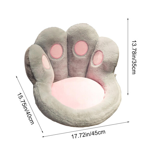 Μαξιλάρι Cat Paw – Ημι-κλειστό βελούδινο μαξιλάρι καρέκλας με υποστήριξη μέσης, 2
