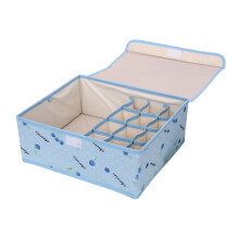 13-Compartment Foldable Underwear Organizer, Compatible with Standard Drawers, 12"x10"x4"