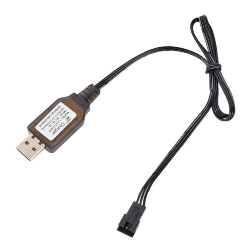 7,4V RC-bilopladekabel med sikkerhedsbeskyttelse, 3-benet