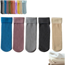 Fleececozy - Calze termiche sottili in velluto ultra morbide, Calze termiche sottili in velluto, Calze termiche in velluto Manlira per donna