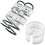 2Pcs Universal Car Shock Absorber Spring Bumper Power Auto Buffers A/B/C/D/E/F Type Spring Bumpers Rubber B Type 1