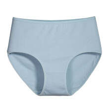 Culotte gainante ventre plat, taille haute, couvrance totale, pour femmes rondes, gaine lissante pour un confort et une confiance au quotidien. Bleu S