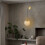 Applique murale moderne avec globe en verre transparent, douille E27, 110 V 7