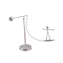 Scultura in metallo in equilibrio, decorativa rotante, 7,87 x 5,51 pollici