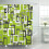 Vandtæt polyester bruseforhæng 60x72 tommer Hjerte Tro 1