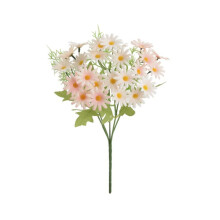 Buquê de flores artificiais amarelo e branco (1 peça)