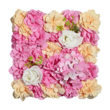 Kunstig rosenblomstvæg til udendørs brug 3,8 m x 3,8 m