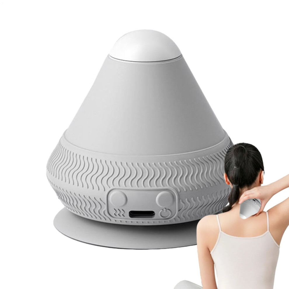 Mountable Massage Ball Electric Recovery Massaging Roller Heat Compress Vibrate Adsorption Massager Yoga Sports Fascia Ball for Relaxation skilful