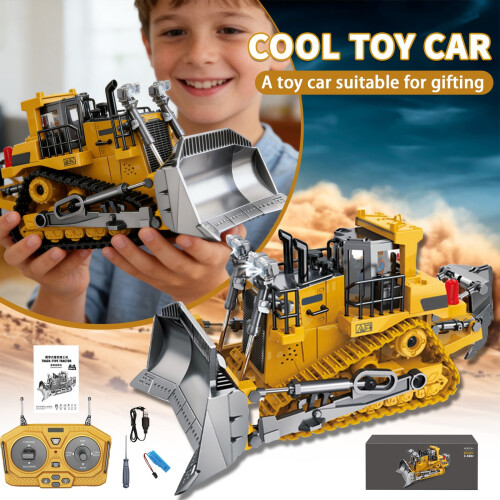 Mini RC Construction Set: Dump Truck, Excavator & Forklift with Wireless Controller – Compatible with Ages 6+