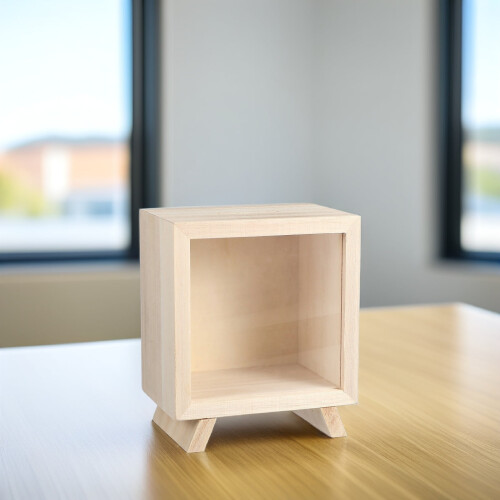 Tirelire créative en bois (1 pièce) 1