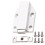 Auto Closing Cabinet Latches Set Moisture Resistant Design Easy Installation Push Release Cabinets Hardware Set 5