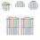 2Pcs Kids Educational Math Posters Educational Table Chart Practical Classroom 6