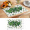 Saint Patrick's Day bordstabletter set med 6 akvarellgröna 6