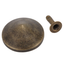 100 set di rivetti a fungo da 25 mm in ferro bronzato
