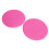 1 Paar runde doppelseitige Sliders 17,8 cm rosa 16