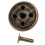 100 Sätze Pilznieten Stift 25 mm Bronze 5