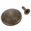 100 Sätze Pilznieten Stift 25 mm Bronze 6
