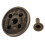 100 Sätze Pilznieten Stift 25 mm Bronze 8