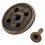 100 Sätze Pilznieten Stift 25 mm Bronze 10