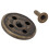 100 Sätze Pilznieten Stift 25 mm Bronze 12