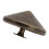 100 Sätze Pilznieten Stift 25 mm Bronze 13