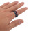 Lightweight Titanium Steel NFC Ring for Mobile, Blue, 12mm Diameter 9