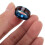 Lightweight Titanium Steel NFC Ring for Mobile, Blue, 12mm Diameter 7