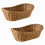 Oval wicker bread basket 10.2 inch 1