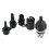 Multifunctional Black Paddle Board Inflation Nozzle Adapter, 200*100*40mm 1