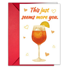 Set di biglietto e busta per San Valentino con design a cuore (1 confezione)