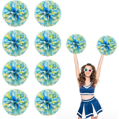 8 kovových brmbolcov Cheer, 30 cm, štýl prsteňa