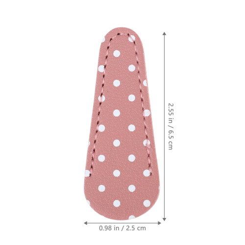 Scissors Cover for Protective Use Pink Lovely Design Lightweight Durable 2PCS