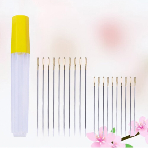 20pcs Hand Embroidery Needles for Crafting Enthusiasts in Silver