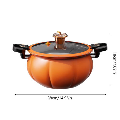 Vacuum Pressure Cooker 8L Nonstick Pumpkin Pot 2