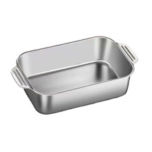 Even Heating Plate Grilled Fish Plate Roasting Tray Even Heating Plate Large Capacity Fish Tray for Family Gatherings