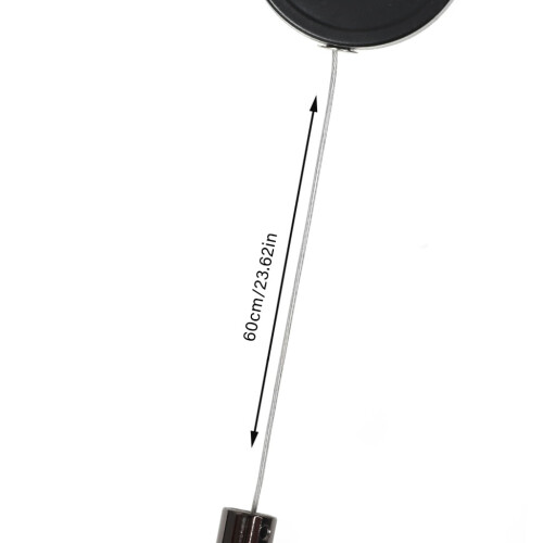 Lanière de téléphone en ABS avec câble en acier réglable et rétractable 1