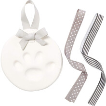 Cat Paw Print Keepsake, Fish Shape Hanging Keepsake for Pets, DIY Hanging Pawprint Ornament