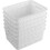 6-Pack Small Weave Basket Bins, Plastic Basket for Storage 1