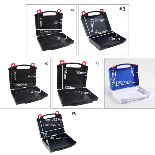 Compactly Tool Storage Box Secure Holder Tool Box Ideal for Contractors and Handymen for Professional Technicians 2