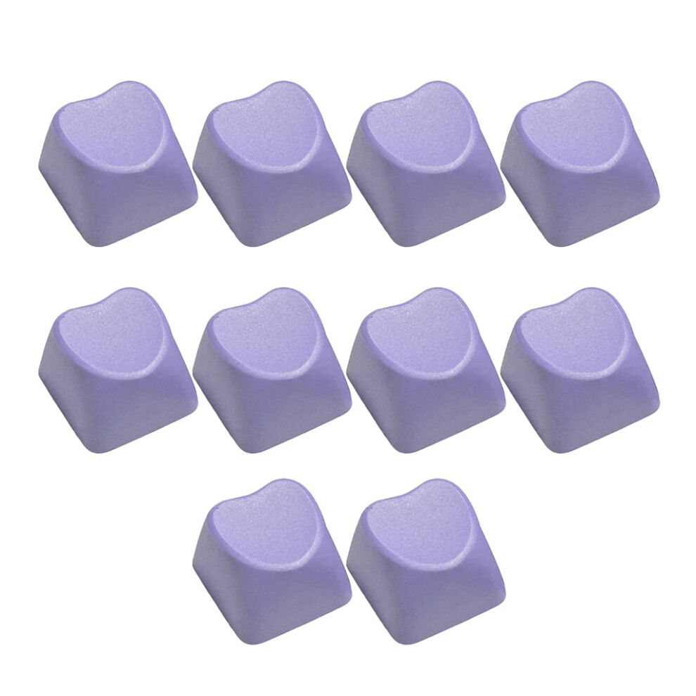 10Pcs Heart Shape Keycaps 1U Layout Ergonomic Pbt Construction For Mechanical Keyboards 9496895139467
