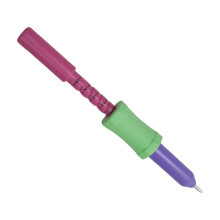 Beginner Punching Needle Embroidery Pen with 2.2mm Needle Tip Needle Threader Adjustable Embroidery Pen Punching Needle