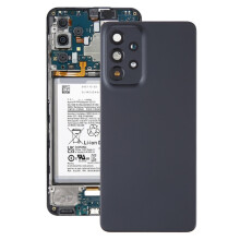(Black) Cache batterie avec objectif d'appareil photo pour Samsung pour Galaxy A33 5G