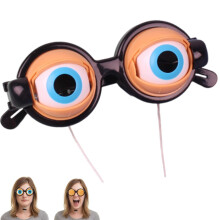 Blinking Glasses with Eyes, Funny Crazy Eyes Blinking Glasses, Novelty Shaking Eye Glassess, Gifts for Party (Classic)