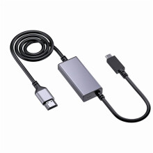 Adaptador USB C a HDMI 4K con carga PD60W para configuraciones de doble monitor en portátiles y tabletas, compatible con iPad, Steam Deck y