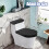 WC-Deckelbezug aus Polyester, rund/oval/länglich, 2er-Pack 3