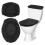 WC-Deckelbezug aus Polyester, rund/oval/länglich, 2er-Pack 5
